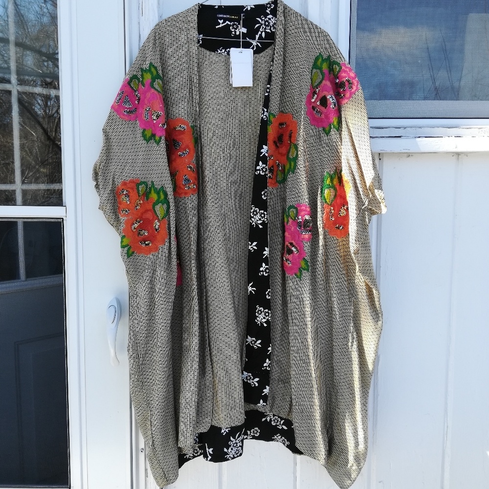 Embroidered Silk Kimono
